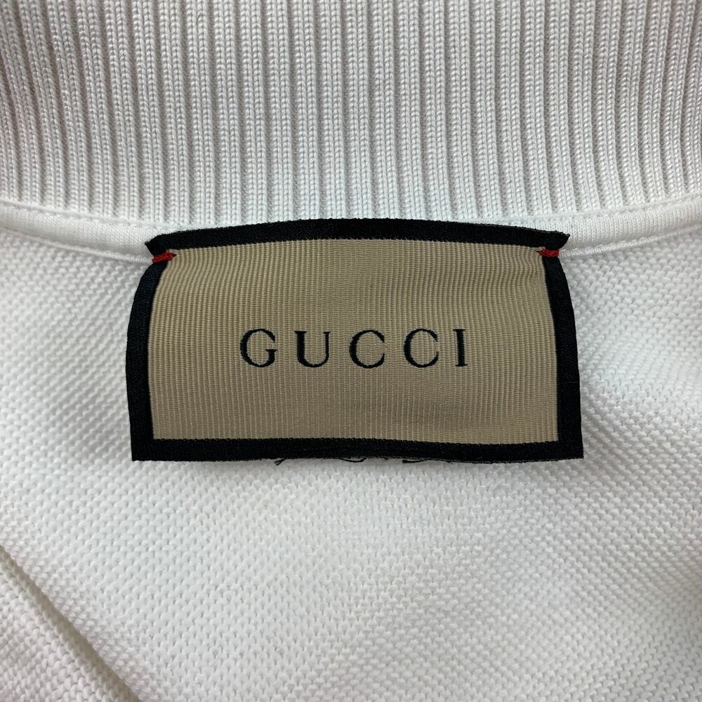 GUCCI Size XS White Green Polyamide Blend Web Stripe Mini Dress - Picture 5 of 5